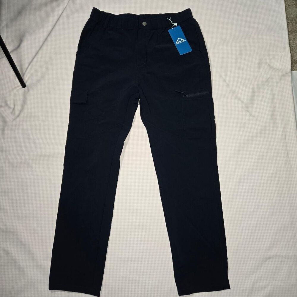 Outdoor Sports Men's Black Cargo Hiking Pants NWT Size L